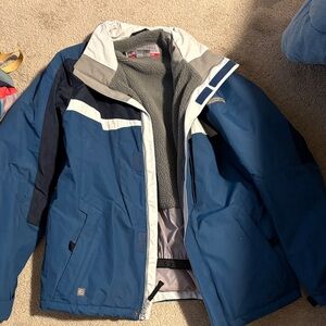 Columbia Blue and White Jacket
